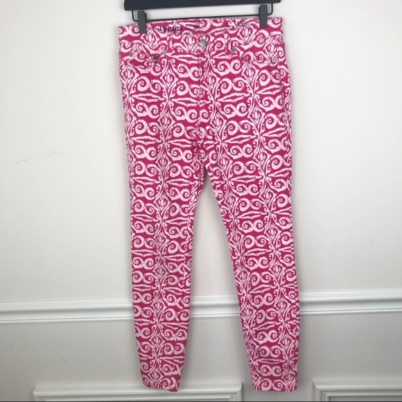 Vineyard Vines Salt Island Tile Print Skinny Ankle - Picture 2 of 8